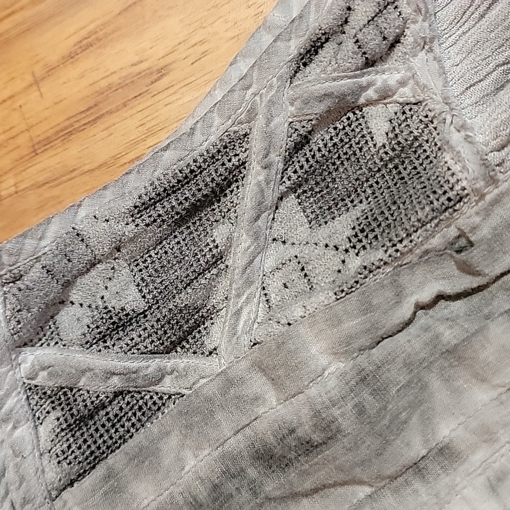 Free People Gray Sleeveless Tunic Top - Picture 7 of 13
